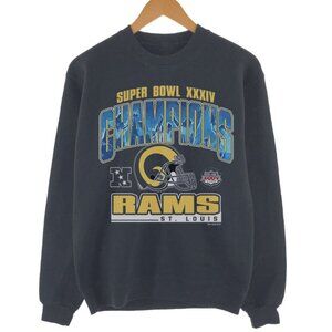 St Louis Rams 2000 NFL XXXIV Super Bowl Champions Sweatshirt, Football Shirt Tee